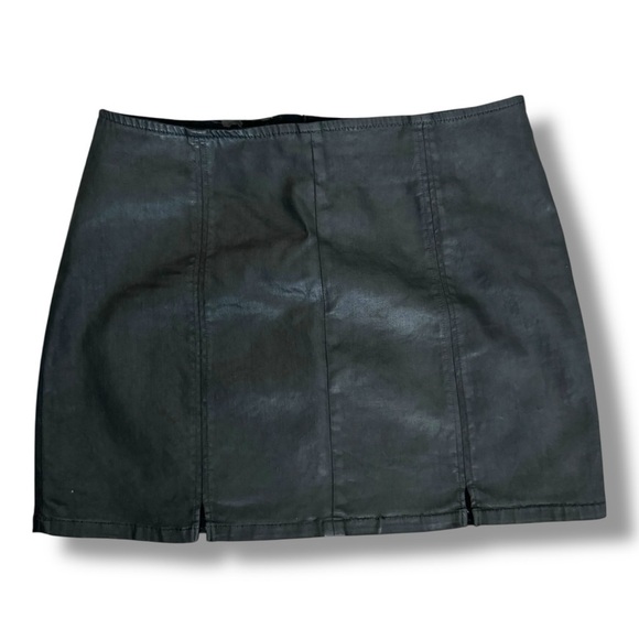 AG Adriano Goldschmied Adaline Paneled Black Mini Skirt Size 32 (US 12) - Picture 1 of 7